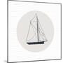 Kids Art Sail Boat 2-Gemma Bardot-Mounted Photographic Print