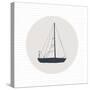 Kids Art Sail Boat 4-Gemma Bardot-Stretched Canvas