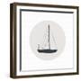 Kids Art Sail Boat 4-Gemma Bardot-Framed Photographic Print