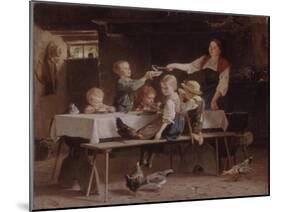 Kids at Lunch, 1857-Marc Louis Benjamin Vautier-Mounted Giclee Print