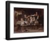 Kids at Lunch, 1857-Marc Louis Benjamin Vautier-Framed Giclee Print