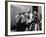 Kids Biting Apples on Strings at Halloween-null-Framed Photo