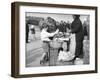 Kids Buying Crabs-null-Framed Photographic Print