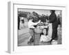 Kids Buying Crabs-null-Framed Photographic Print
