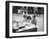 Kids Eating Ice Cream-null-Framed Photographic Print