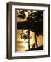 Kids Fishing at Sunset-Gayle Harper-Framed Premium Photographic Print