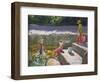 Kids Fishing, Looe, Cornwall, 2014-Andrew Macara-Framed Giclee Print