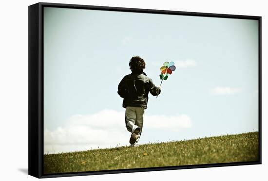 Kids Having Fun-zurijeta-Framed Stretched Canvas