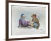 Kids Ice Skating-Dianne Dengel-Framed Giclee Print