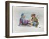 Kids Ice Skating-Dianne Dengel-Framed Giclee Print