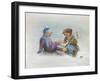 Kids Ice Skating-Dianne Dengel-Framed Giclee Print