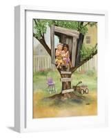 Kids in a Tree House-Dianne Dengel-Framed Giclee Print