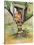 Kids in a Tree House-Dianne Dengel-Stretched Canvas