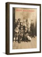 Kids in Costumes-null-Framed Art Print