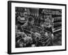 Kids in Supermarket, Experiment by Kroger Food Foundation, Children Let Loose in Kroger Supermarket-Francis Miller-Framed Photographic Print