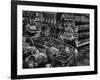 Kids in Supermarket, Experiment by Kroger Food Foundation, Children Let Loose in Kroger Supermarket-Francis Miller-Framed Photographic Print