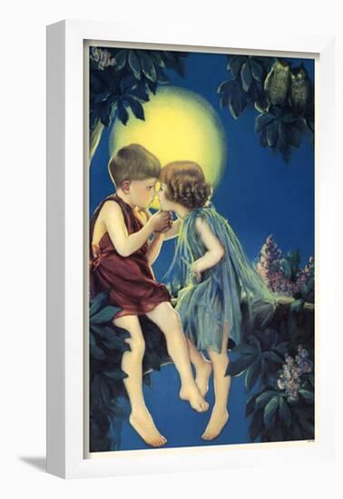 Kids in Tree-null-Framed Poster