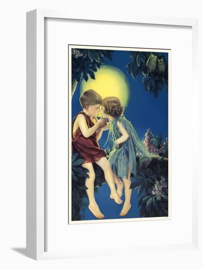 Kids in Tree-null-Framed Poster