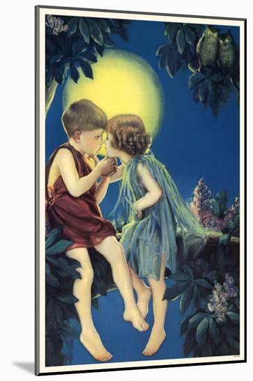 Kids in Tree-null-Mounted Poster