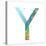 Kids Letter Y Sign Cartoon Alphabet with Cars and Houses. for Children Boys and Girls with City, Ho-Popmarleo-Stretched Canvas