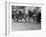 Kids Lining up Like Line Men Ready to Play-Wallace Kirkland-Framed Photographic Print