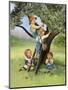 Kids Picking Apples-Dianne Dengel-Mounted Giclee Print