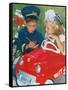 Kids Playing Cops-null-Framed Stretched Canvas