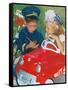 Kids Playing Cops-null-Framed Stretched Canvas