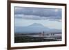 Kids Playing in the Water on the Coast of Bali-Alex Saberi-Framed Photographic Print