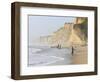 Kids Playing on Beach, Santa Cruz Coast, California, USA-Tom Norring-Framed Photographic Print