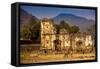 Kids Playing Soccer at Ruins in Antigua, Guatemala, Central America-Laura Grier-Framed Stretched Canvas