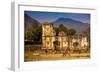 Kids Playing Soccer at Ruins in Antigua, Guatemala, Central America-Laura Grier-Framed Photographic Print