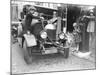 Kids Refuelling a Car-null-Mounted Photographic Print