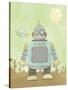 Kids Robot-Michael Murdock-Stretched Canvas