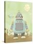 Kids Robot-Michael Murdock-Stretched Canvas