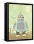 Kids Robot-Michael Murdock-Framed Stretched Canvas