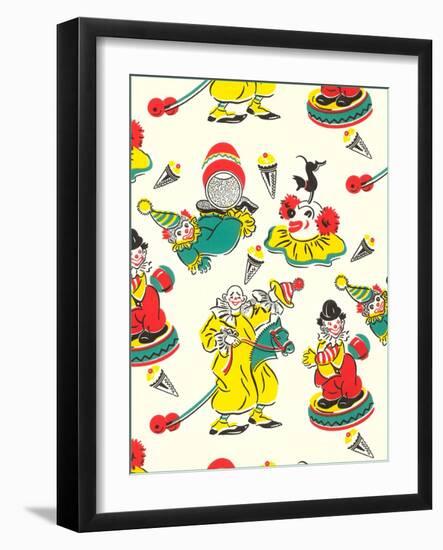 Kids' Room Wallpaper-null-Framed Art Print