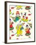 Kids' Room Wallpaper-null-Framed Art Print