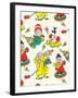 Kids' Room Wallpaper-null-Framed Art Print