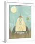 Kids Spaceship-Michael Murdock-Framed Giclee Print