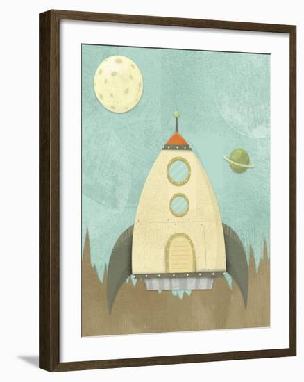 Kids Spaceship-Michael Murdock-Framed Giclee Print