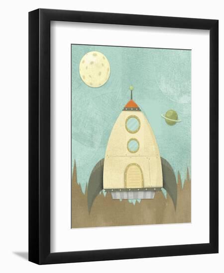 Kids Spaceship-Michael Murdock-Framed Premium Giclee Print