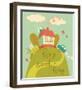 Kids Theme I-Kuma-Framed Art Print