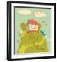 Kids Theme I-Kuma-Framed Art Print