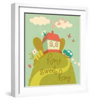 Kids Theme I-Kuma-Framed Art Print