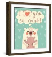 Kids Theme II-Kuma-Framed Art Print