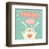 Kids Theme IV-Kuma-Framed Art Print