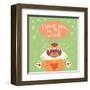 Kids Theme V-Kuma-Framed Art Print