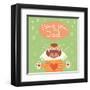 Kids Theme V-Kuma-Framed Art Print