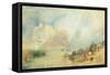 Kidwelly Castle, Wales-J. M. W. Turner-Framed Stretched Canvas